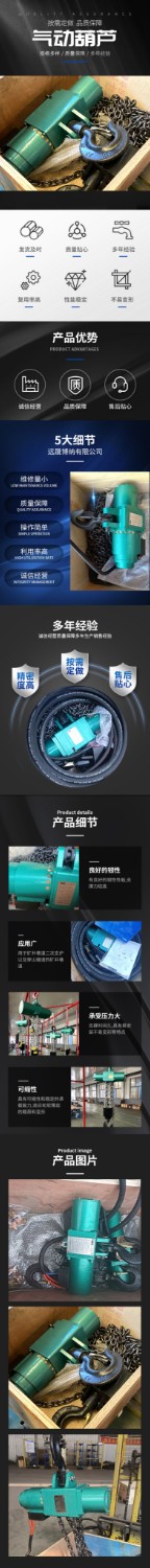 HQ5-3环链气动葫芦
