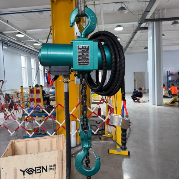 易操作1吨气动葫芦 适配多种场景风动葫芦 HQ1抗粉尘强